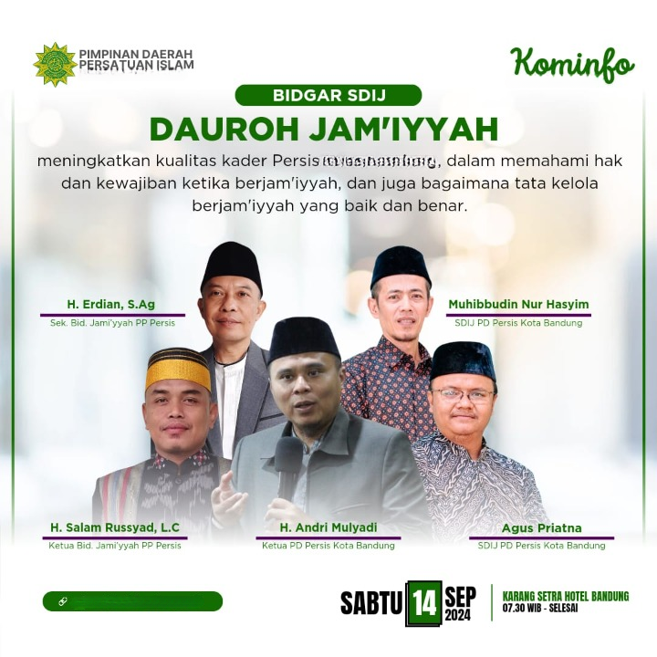 Dauroh Jamiyyah SDIJ PD PERSIS Kabupaten Pidie Jaya